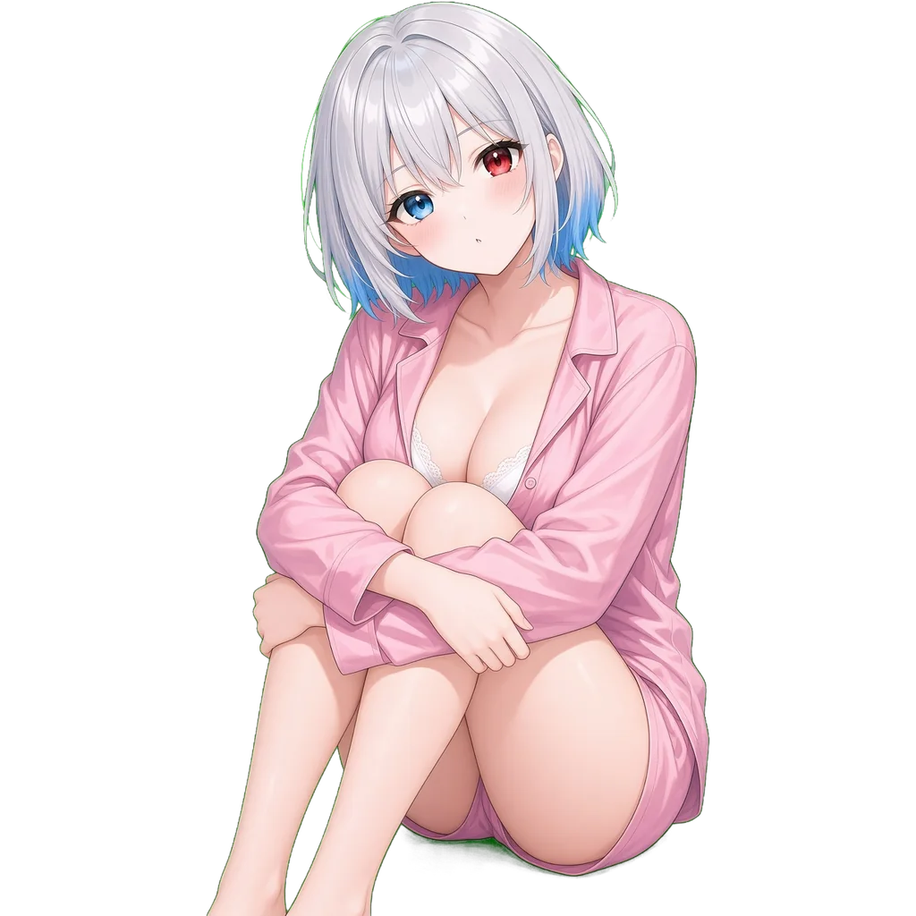 ミア: 体育座り